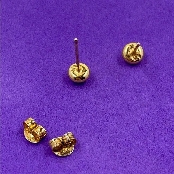 💛 Vintage 925 Gold Plated Opal Stud Earrings & Pendant Set - Picture 5 of 9